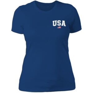 USA White  V2 – NL3900 Ladies' Boyfriend T-Shirt - Royal, 2XL