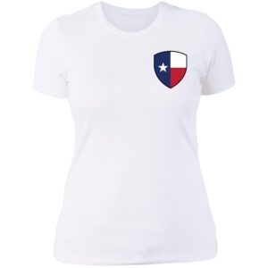 Texas Secede V05 - NL3900 Ladies' Boyfriend T-Shirt - White, 3XL